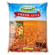 House Brand Fresh Atta Wheat Flour Fine Ground 1Kg and 5 Kg