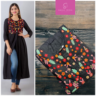 {**ส่งฟรี**} SMALL INDIA 🌺 Desi Girl Rayon Cotton Mix 🌺 Kurti Top Only