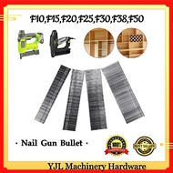 YJL - High Quality Staple Gun Bullet Nail Gun Bullet F10-F50 Paku Nail Gun Paku Bullet Gun Perabot K