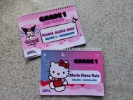 PERSONALISED NOTEBOOK I SPIRAL PAD PAPER FOR KINDER, GRADE 1, 2 & 3