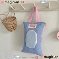 MAGIC Tissue Bag, Hanging Baby Stroller Car Tissue Box, Fashion|Color Portable Refillable Tissue Cov