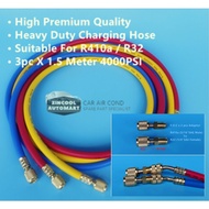 R410a R32 Charging Hose R410a R32 Manifold Gauge Aircond Gas Meter Paip Penyaman Udara Air Condition