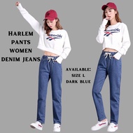 Women Harlem Pants denim , seluar harlem perempuan denim