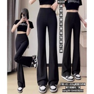 < High cp > 209 Thin Waist Belly-Narrowing Yoga Flared Pants