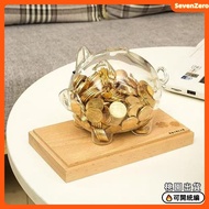 Taiwan Shipment🔥Pig Glass Pigy Bank Piggy Bank Piggy Bank Piggy Bank Money Bank Money Bank Money Ban