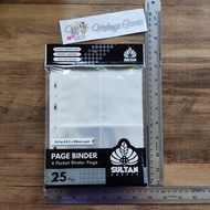 Sultan 4p 8p A5 7 hole 25 Sleeve 4-pocket Page Binder 67x92mm 2R Pokemon Sport KPop 2-ring