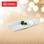 Melamine White Scrapper Plate Tableware GZA