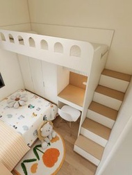 兒童房 bed 錯位上下床 Misaligned bunk beds 雙層床  Bunk Beds 多功能上下床 Storage bed 組合床 Combination Bed   榻榻米 子母床架 