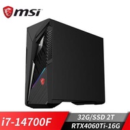 微星 MSI Infinite S3 電競桌機(i7-14700F/32G/2T SSD/RTX4060Ti-16G/Win11) 14NUB7-1618TW