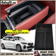 🇲🇾 2019~2026 BMW X5 G05 Armrest Storage Box Compatible for BMW X5 X6 X7 G05 G06 G07 Armrest Console 