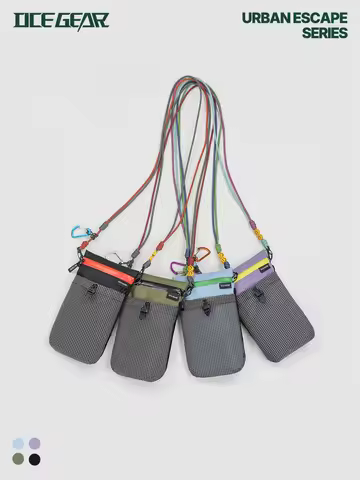Dyneema Waterproof Phone Bag YKK Zipper Ultralight 75g Hiking Crossbody Pouch Anti-tear Shoulder Sac