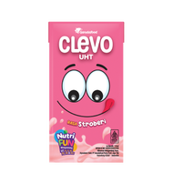 Clevo Susu UHT 115ml Rasa Cokelat dan Strawberry
