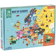 Mudpuppy Map of Europe Geography Puzzle (70 Piece)