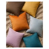 Jade & Rose Solid Color Cushion 50x50cm | Sofa Throw Pillow with Insert | Vacuum Packed Home Decor
