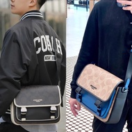 New coach Men's Bag coach Men's Bag CY777 Men's Classic Logo RACER Cross-body Bag Flap Shoulder Bag 