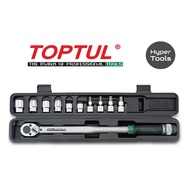 TOPTUL 11PCS 1/2" DR. Torque Wrench Set (Size: 40-210Nm) - Model: GAAI1102