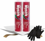 High Temp Grease Tube — 2X Mystik JT-6 EP Lithium Grease (14 oz) Bundle with Work Gloves for Lubrica