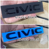 Honda civic fe emblem logo h black fe civic x