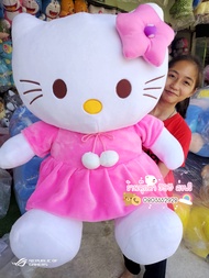 ตุ๊กตาคิตตี้ตัวใหญ่ ผ้าขนนุ่ม งานปักอย่างดี สินค้าพร้อมส่ง มีหลายแบบให้เลือก