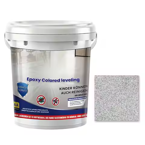 Epoxy colored sand self leveling floor paint marble paint cement floor paint for indoor wear resista