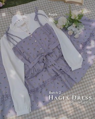 HAGIA DRESS CRINKLE PRINTING PREMIUM KOREAN LOOK FLORAL BUSUI / GAMIS KRINGKEL MIX SHAKILA SALJU MOT