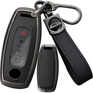 SANRILY Keyless Metal 2/3/4/5 Button Smart Key Fob Cover Compatible with Nissan Rouge 2024 2023 X-tr