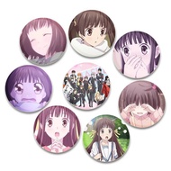 Anime Fruits Basket The Final Pins Cute Cartoon Figure Honda Tohru Badge Handmade Brooches Breastpin