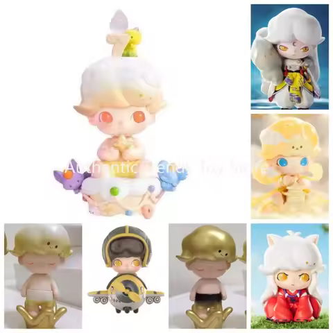 POPMART Dimoo Inuyasha Sesshomaru Seventh Anniversary Birthday Little Aviatoruncrowned King Moon Pal