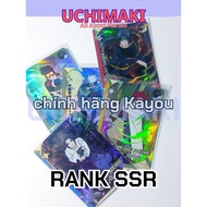 [UCHIMAKI] - Naruto rank "Sr" Kayou Card - Kayou Naruto Random "Sr" CARDS - Naruto rank SSR Card Set Kayou Brand