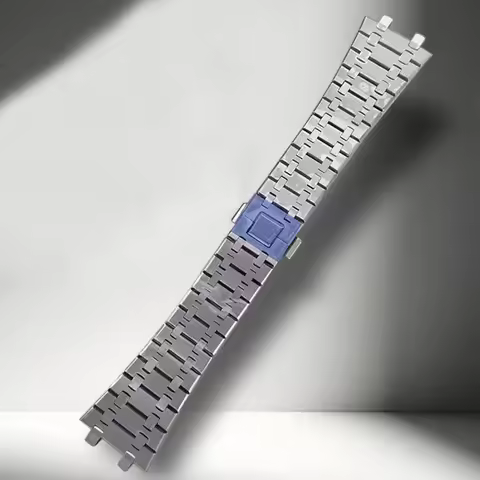 Men And Women Full Stainless Steel Bracelet For AP ROYAL OAK 15400 26331 15500 Watch Strap Folding B