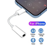 Aux Headphone Adaptador Cable For Apple iPhone 14 13 12 11 Pro Aux Audio Splitter Lighting To 3.5mm 
