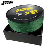 12 Strands Braided PE Fishing Line 300M Strong Wear-resistant Multifilament Saltwater Lines 25LB 30L