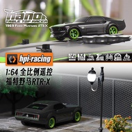 Mini Ford Mustang Nano Drift Car RC Remote Control Model Electric Simulation Flat Run HPI 1/64 รถยนต