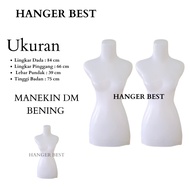 Statue / Clear Adult Female Body Mannequin / Half Body Adult Female Mannequin / Display Statue
