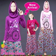 baju muslim anak / setelan muslim anak perempuan / busana muslim anak