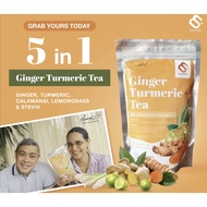 Sague Ginger Turmeric Tea with Calamansi and Lemongrass with Stevia 350 grams