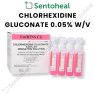 [Unirins] Chlorhexidine Gluconate 0.05% w/v Irrigation Solution 25ml x 20s
