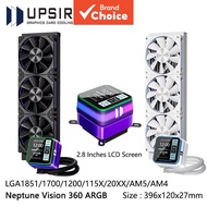 USIREN Neptune Vision 360 ARGB , 2.8 LCD / LGA1850/1700/115X/20XX/AM5/AM4 USIREN Neptune Vision 360 