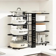 Libra 8-Tier Pot Rack / 8-Tier Stainless Steel Kitchen Rack
