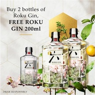 FREE GIFT 1x Roku gin 200ml + [Bundle of 2] Roku gin 70cl