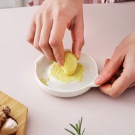 日本 陶瓷磨泥器 研磨器（白色） 削皮刀 刨 [平行進口]