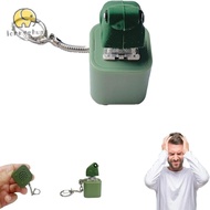 LONNGUVO Croaking Frog Keychain, Rechargeable Stress-Relieving Clicky Keyboard Frog Croaking Fidget 