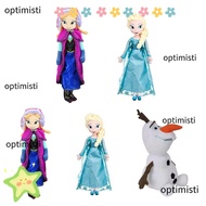 OPTIMISTI Olaf Snowman Plush Toy, 23-50 CM Disney Movies Frozen Anna Elsa Dolls, Soft Cartoon Stuffe