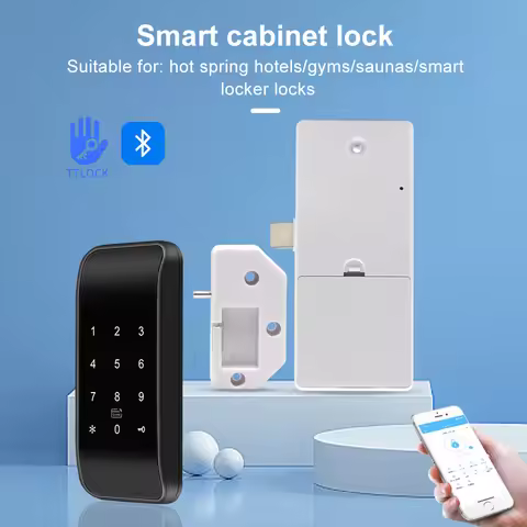 TTLOCK Smart Drawer Lock Electric RFID 13.56MH IC Card Cabinet Locker Unlock Intelligent App Keyless