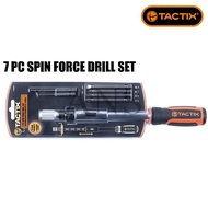 TACTIX 209002 SCREWDRIVER SPIN FORCE 7PC