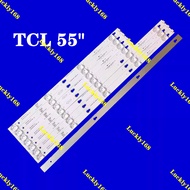 8PCS LED Backlight Stips For TCL 55" TV 55D2900 L55E5800A-UP D55A620U B55A658U Lamp Strip D55A660U L
