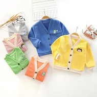 Jaket Sweater Cardigan Anak Bayi Laki-laki Perempuan Model Rajut Kancing