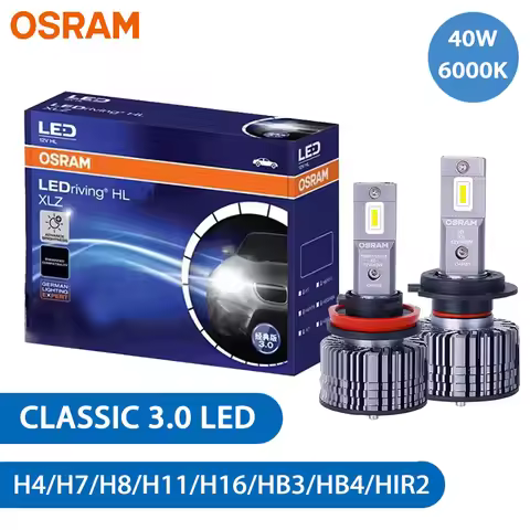 OSRAM LED XLZ CLASSIC 3.0 H4 H7 H8 H9 H11 H16 HB3 HB4 HIR2 LEDriving 12V 40W Ultra Bright Auto Origi