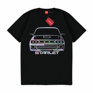 KATUN SAKAZUKI T-Shirt Distro Cotton Combed 24s Unisex Car Toyota Starlet EP82 Ep 82 Hologram Silhou
