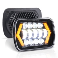 OVOVS Car Accessories Square 5X7 Inch Led Projector Headlights for Jeep CHEROKEE XJ